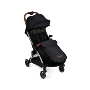 Ickle Bubba Gravity Max Silver Chassis Stroller-Black
