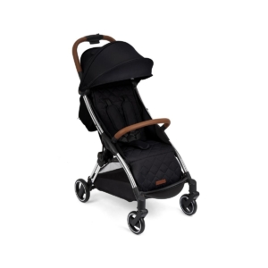 Ickle Bubba Gravity Silver Chassis Stroller-Black