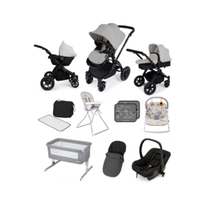 Ickle Bubba Stomp V2 10pc Newborn Bundle-Black Frame