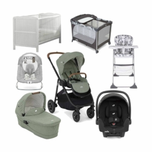 Joie Versatrax 7 Piece Newborn Bundle-Laurel