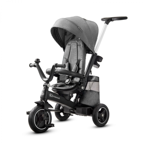 Kinderkraft EasyTwist Tricycle- Platinum Grey