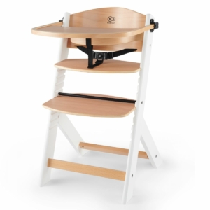 Kinderkraft Enock Highchair -Wooden/White