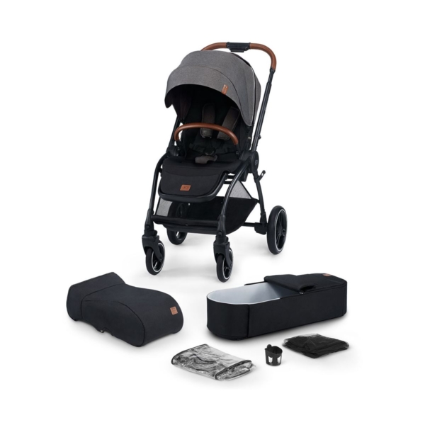 Kinderkraft Evolution Cocoon 2in1 Pushchair-Platinum Grey