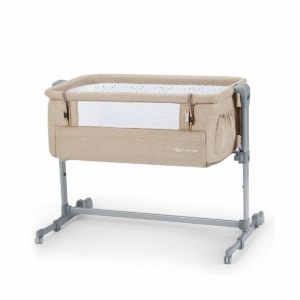 Kinderkraft Neste Up Bedside Travel Baby Cot- Beige
