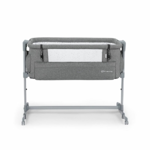 Kinderkraft Neste Up Bedside Travel Baby Cot-Grey Melange