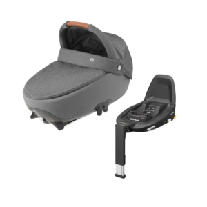Maxi Cosi Jade Car Seat Carrycot With FamilyFix3 Base-Sparkling