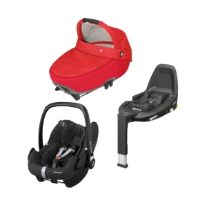 Maxi Cosi Jade Carrycot With Pebble Pro Car Seat & FamilyFix3 Ba