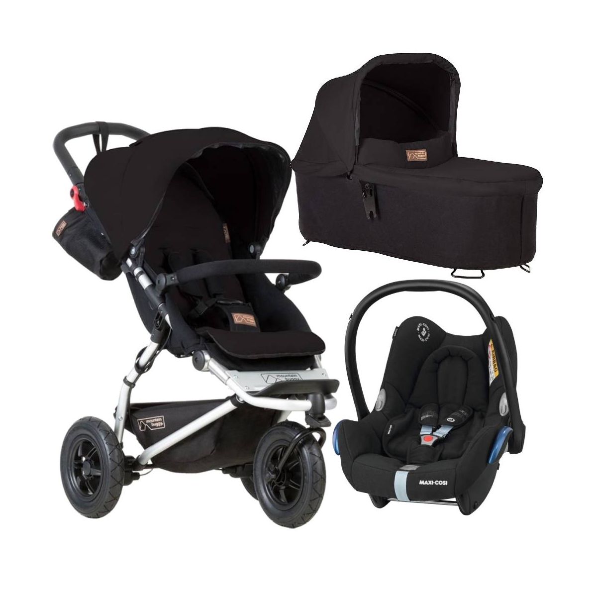 Mountain Buggy Swift V3.2 3in1 Travel System-Black