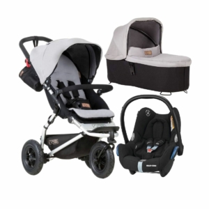 Mountain Buggy Swift V3.2 3in1 Travel System-Silver