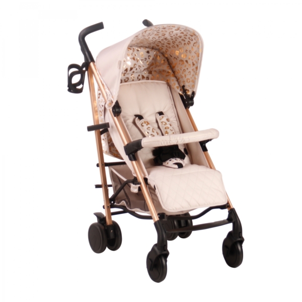 My Babiie Believe MB51KPBL Stroller-BLUSH Leopard MB51KPBL