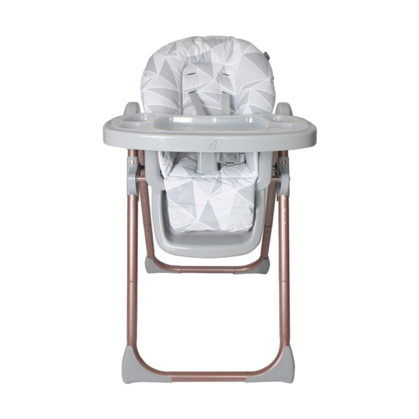 My Babiie Billie Faiers Premium Highchair-ROSE GOLD GREY MBHC8RG