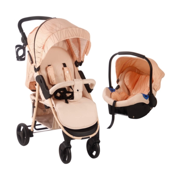 My Babiie MB30 Stroller And Car Seat-Rose Gold & BLUSH MB30BLPLU
