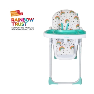 My Babiie Premium Highchair-RAINBOWS YBFITZ11