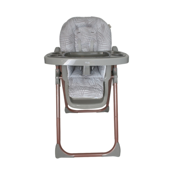 My Babiie Samantha Faiers Premium Highchair-Rose Gold Grey Tropi