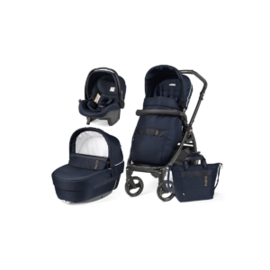 Peg Perego Book Modular 51 Culla Elite Bundle-Rock Navy (NEW)