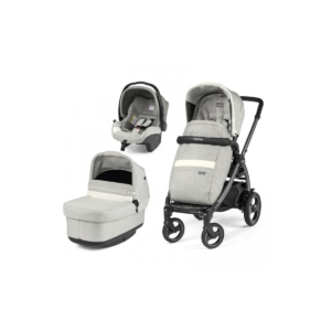 Peg Perego Book Modular 51S Culla Pop Up Bundle-Luxe Pure (NEW)
