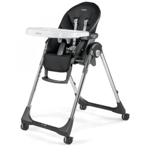 Peg Perego Prima Pappa Follow Me Highchair-Hi Tech Licorice (NEW