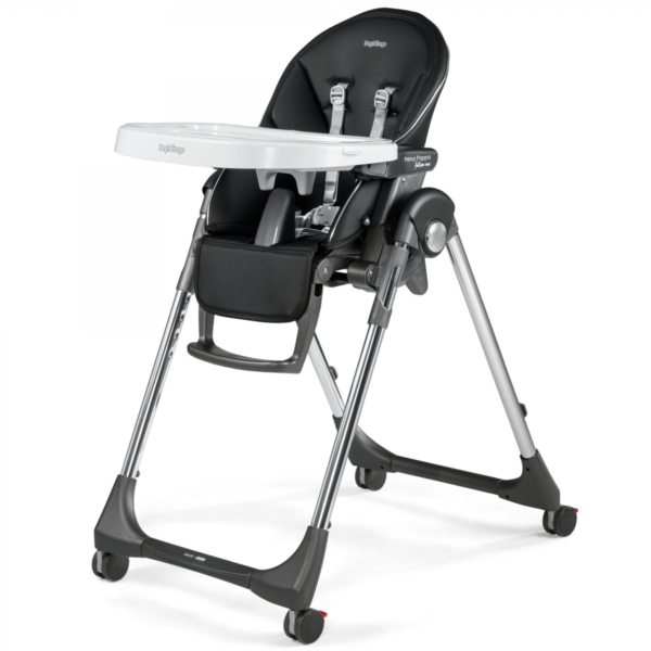 Peg Perego Prima Pappa Follow Me Highchair-Hi Tech Licorice (NEW