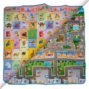 Prince Lionheart Reversible Play Mat-City ABC (NEW)
