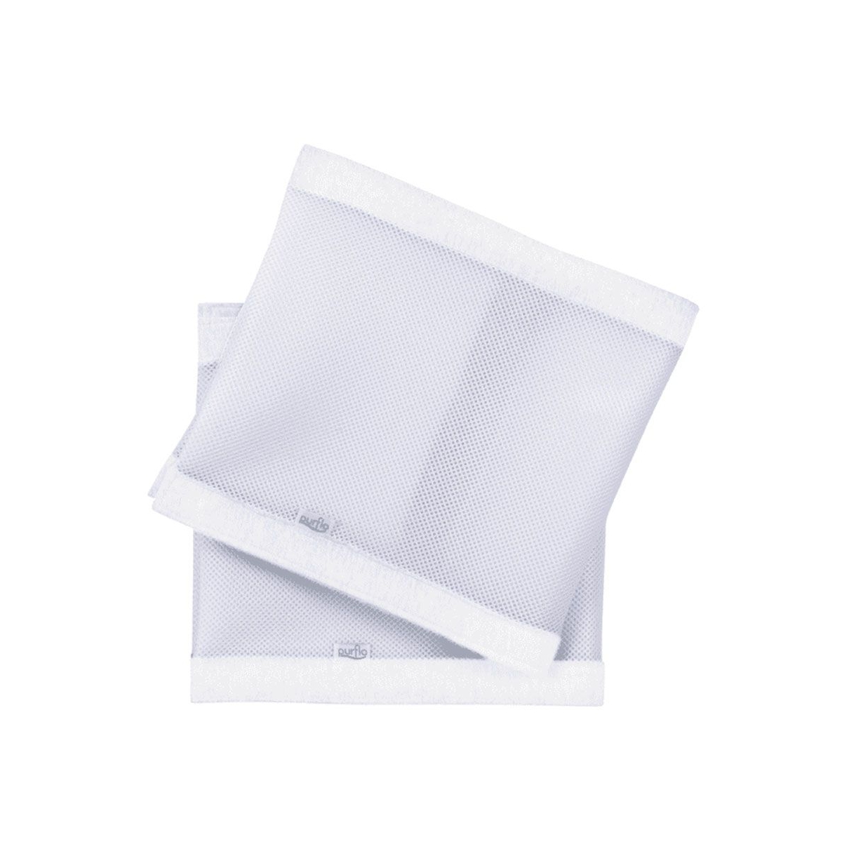 Purflo Breathable Cot Bumper-Soft White
