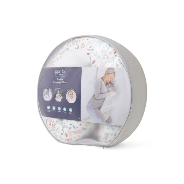 Purflo Breathe Pregnancy Pillow-Botanical (NEW)