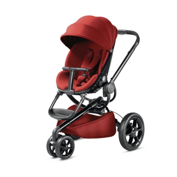 Quinny Moodd Black Frame Pushchair- Red Rumour