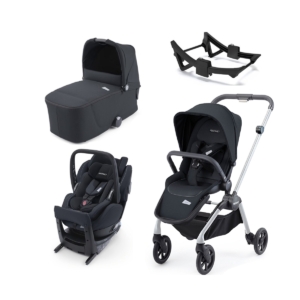 Recaro Sadena Aluminium Frame 3in1 Travel System-Matt Black Inc
