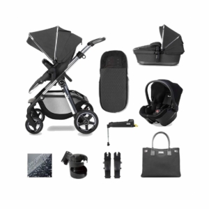 Silver Cross Pioneer Simplicity Plus & Isofix Base Bundle-Clay (