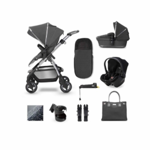 Silver Cross Wayfarer Simplicity Plus & Isofix Base Bundle-Clay