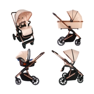 Your Babiie Belgravia Travel System-Rose Gold Blush (YBBEL103)