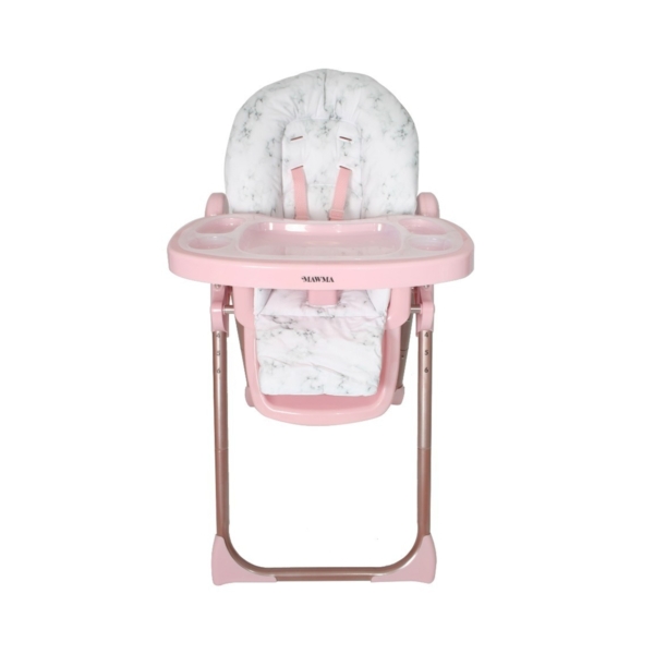 Your Babiie "Snooke" Premium HighchairRose Gold Marble MBHC8MWRO