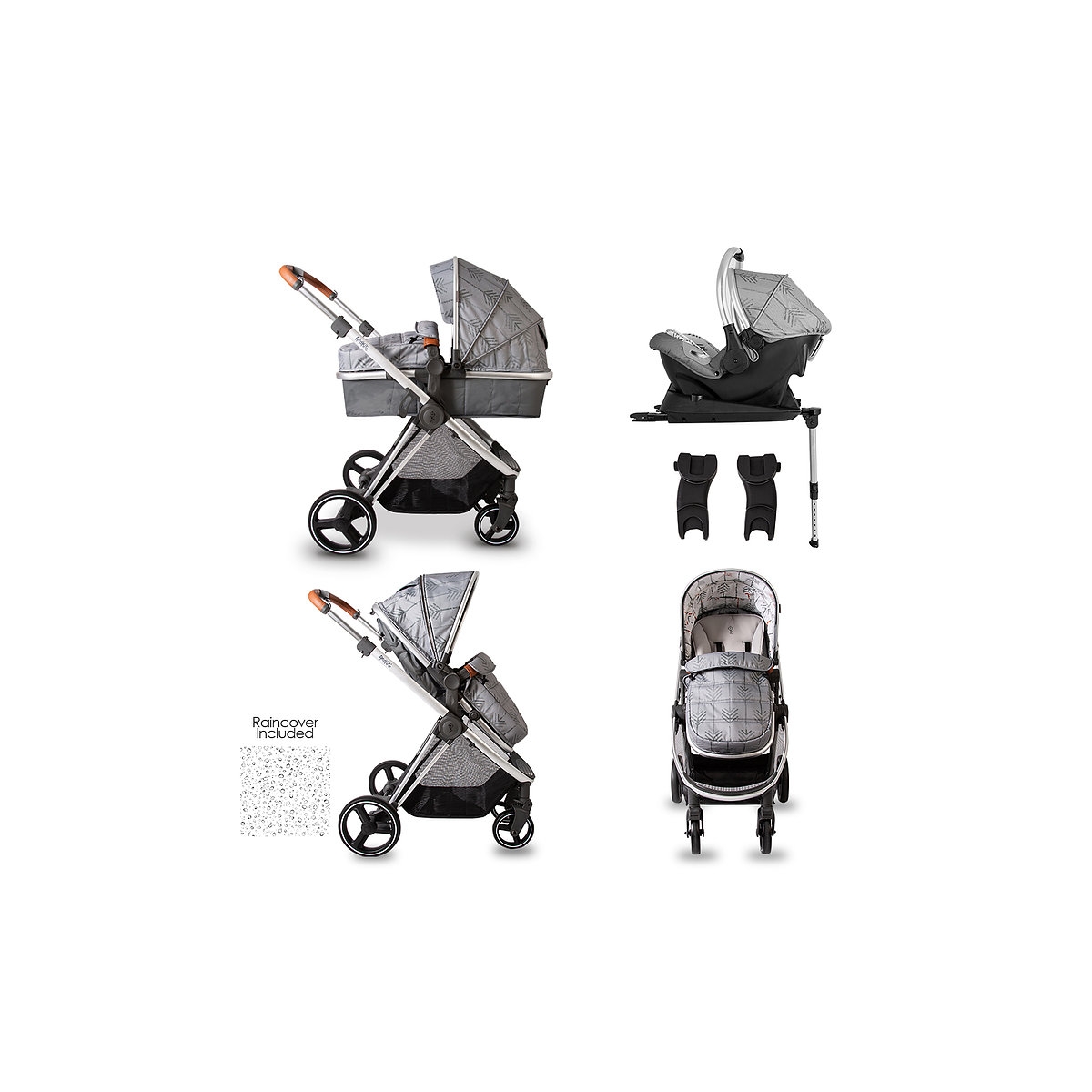Red Kite Push Me Pace Shadow Travel System-Arrow (2021)