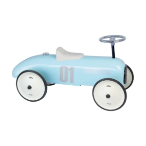 Vilac Classic Ride On Metal Car-Light Blue (NEW)