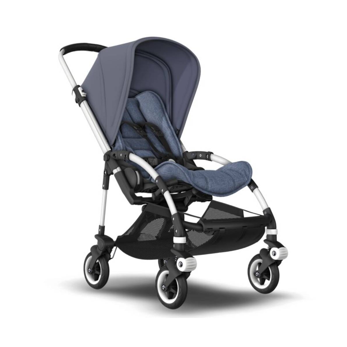 Bugaboo Bee 5 Stroller-Aluminium/Steel Blue