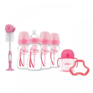 Dr Brown Options 4 Bottle Gift Set-Pink
