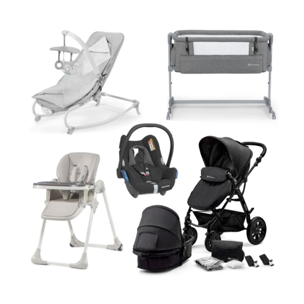 Kinderkraft Moov 12 Piece With Maxi Cosi Complete Travel Bundle-