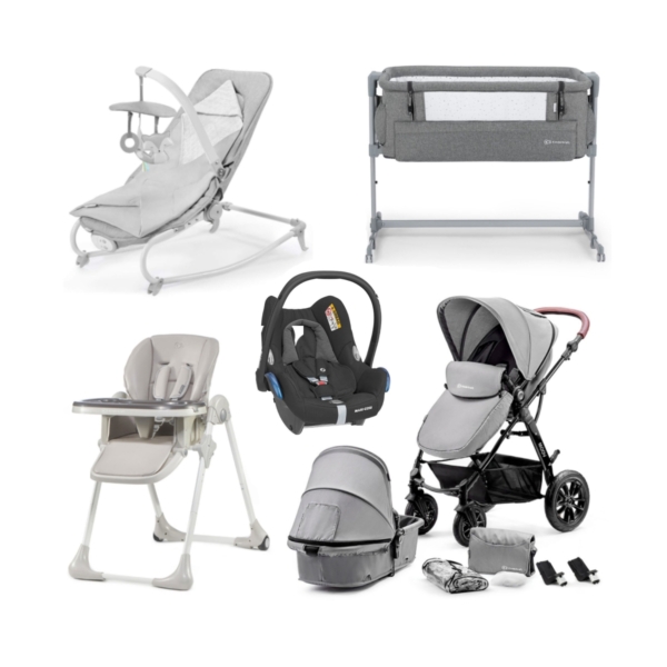 Kinderkraft Moov 12 Piece With Maxi Cosi Complete Travel Bundle-