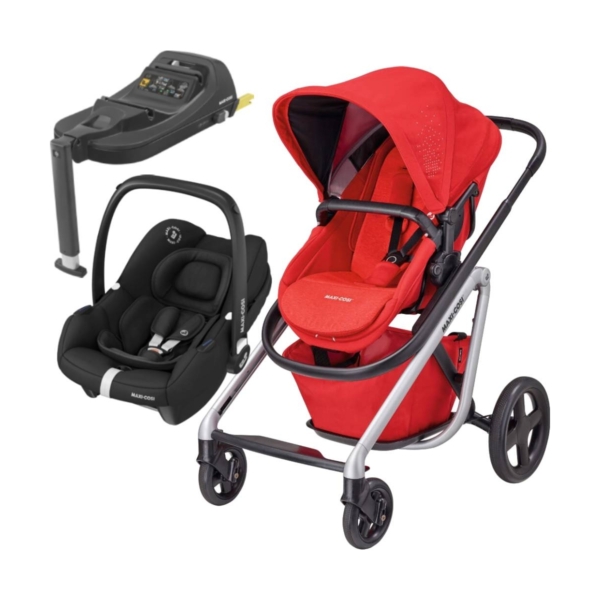 Maxi Cosi Lila 2in1 Bundle With Tinca Car Seat & Tinca Base-Red