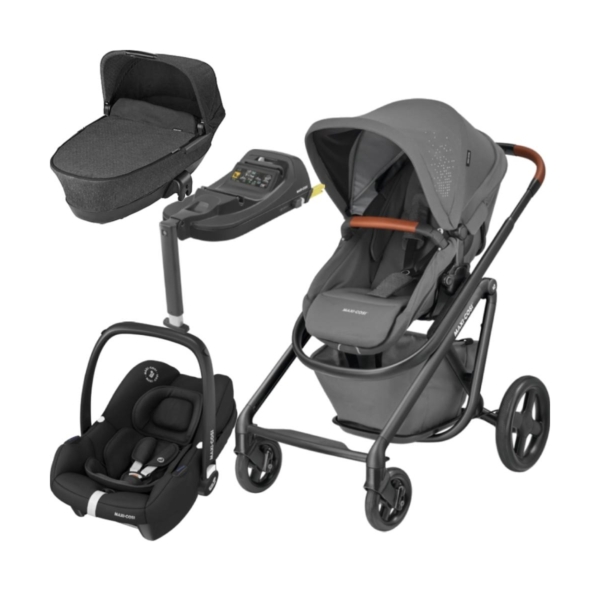 Maxi Cosi Lila Luxe 3in1 Bundle With Foldable Carrycot, Tinca Ca