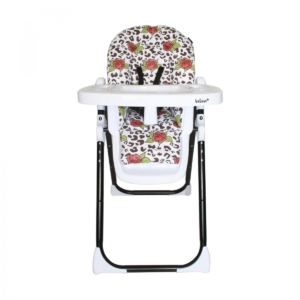 My Babiie Katie Piper Rose Leopard Premium Highchair-Black/White