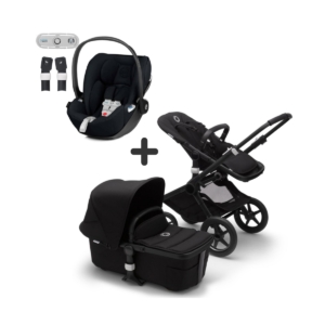Bugaboo Fox2 & Cybex Cloud Z Travel System Bundle-Black/Black