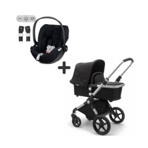 Bugaboo Lynx & Cybex Cloud Z Travel System Bundle-Aluminium/Blac