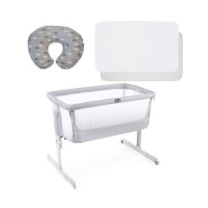 Chicco Next2Me AIR 4-Piece Sleeptime Bundle-Stone