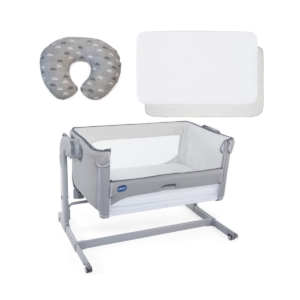 Chicco Next2Me Magic 2 4-Piece Sleeptime Bundle-Cool Grey
