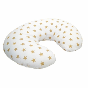 Kiddies Kingdom Deluxe 3in1 Twinkle Star Nursing Pillow-Gold