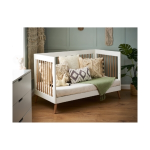 Obaby Maya Cot Bed-White/Natural