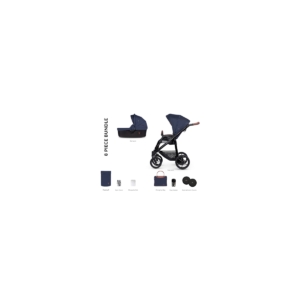 Venicci Gusto Prestige Edition 2-in-1 Pram System-Azzuro