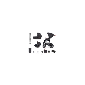 Venicci Gusto Prestige Edition 3in1 Travel System-Noir