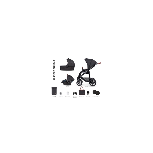 Venicci Gusto Prestige Edition 3in1 Travel System-Noir