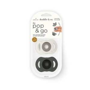 Doddle & Co Pop & Go Cream of ther Crop+Coal Mate-Twin Pack (202